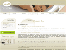 Tablet Screenshot of keiraospa.com